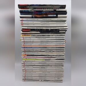 Vintage TV Guide Lot of 35 1996 to 2001 Canadian With Content Guide Crossword